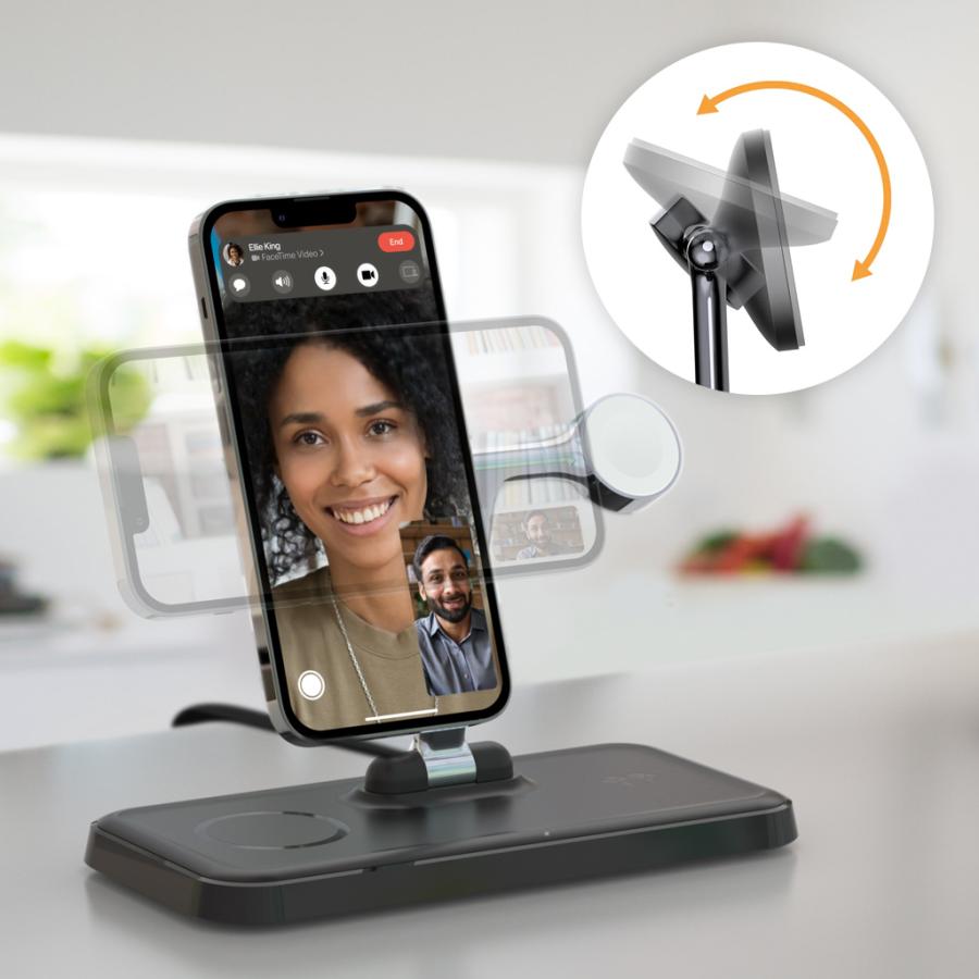 HyperJuice 4in1 MagSafeワイヤレスチャージャー [充電スタンド