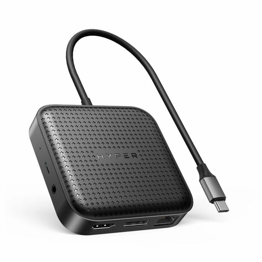 【正規品】HyperDrive USB C ハブ モバイルドック Type C hub 7ポート拡張 HYPER++ [ 85W PD イーサネット USB4 40Gbps HDMI DP USB-A オーディオジャック ]｜mycaseshop