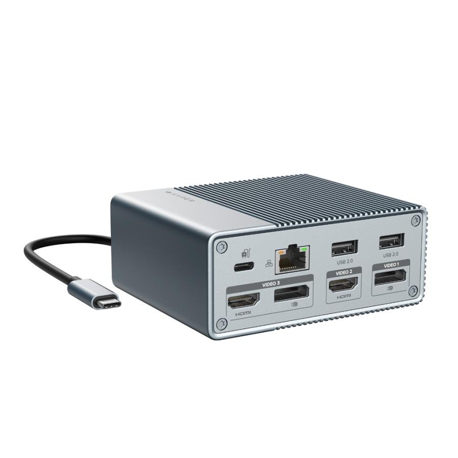 【正規品】 HyperDrive GEN2 12-in-1 USB-C ドッキングステーション HYPER++ | 最大3画面 HDMI DisplayPort対応 100W USB Power Delivery USB-A｜mycaseshop｜03