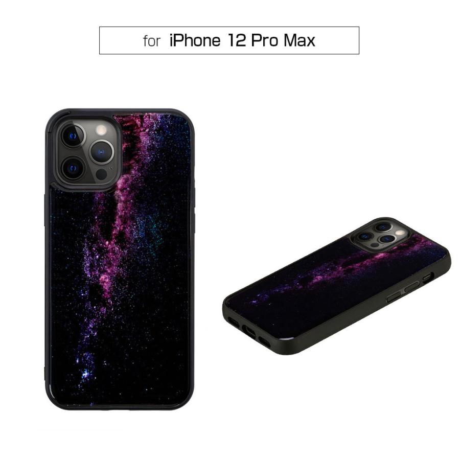 iPhone 13 Pro Max ケース [iPhone 12 Pro Max / 11 Pro Max] 天然貝 バックカバー ikins Milky way｜mycaseshop｜09