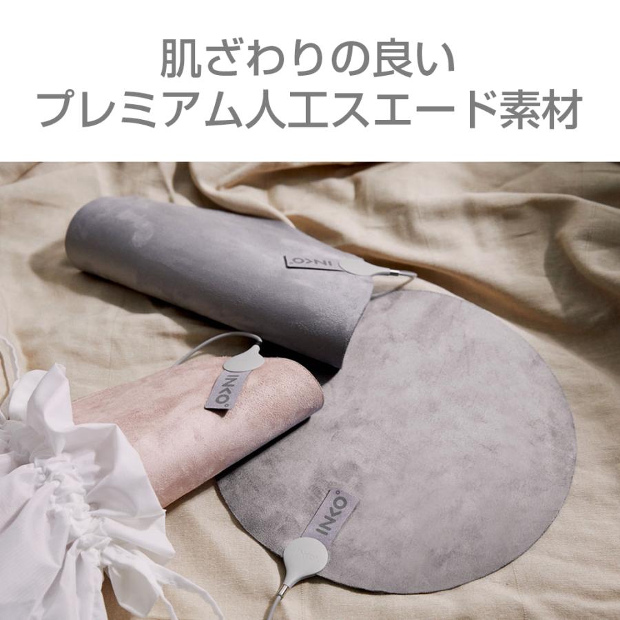 USBヒーター マット INKO Heating Mat Heal Suede [ 電磁波ゼロ 電気 ホットマット ] USBシートヒーター 電気あんか 防寒グッズ ink67005
