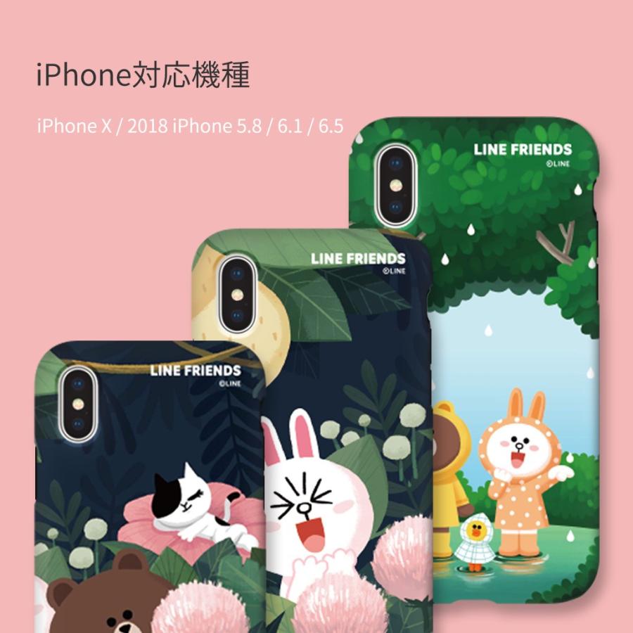 iPhone XS / X / iPhone XS Max / iPhone XR ケース LINE FRIENDS DUAL GUARD テーマ アイフォン カバー｜mycaseshop｜07