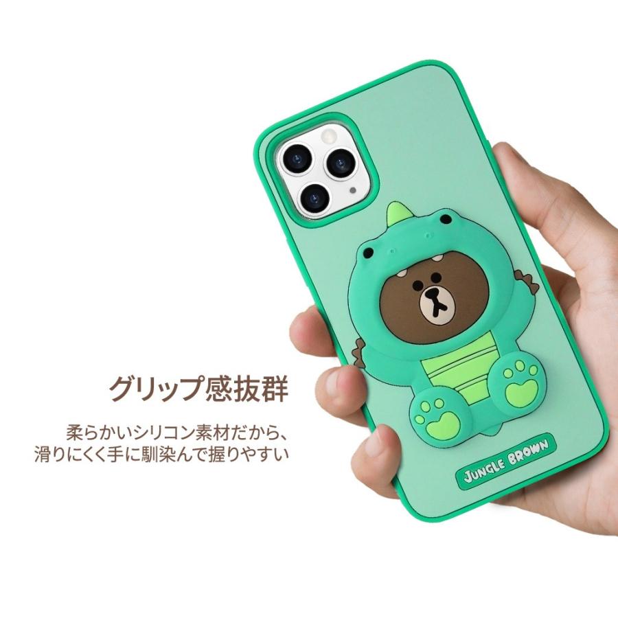 iPhone 11 Pro ケース カバー LINE FRIENDS SILICON  [iPhone 11 Pro/11/XS/X] |  | 06