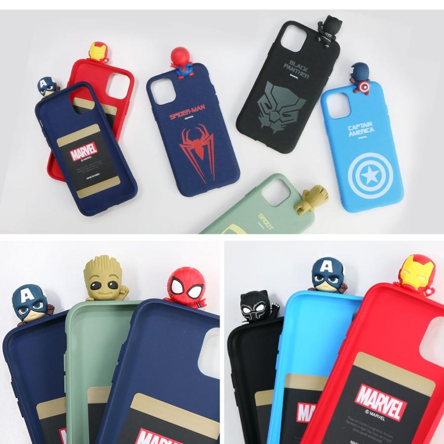 並行輸入品】 iPhone 11 Pro ケース MARVEL フィギュア付き