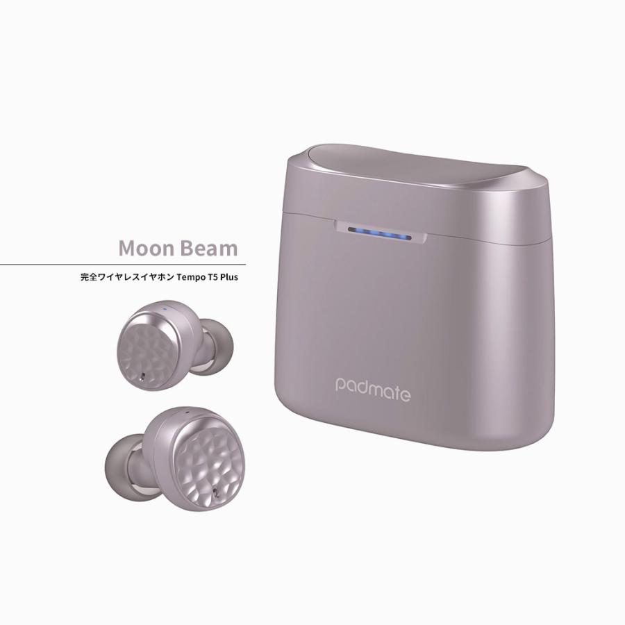 Qualcommチップ搭載 完全ワイヤレスイヤホン Tempo T5 Plus（パッドメイト テンポティファイヴ プラス）高音質コーデックaptX IPX6 防水 テレワーク 在宅勤務 |  | 18