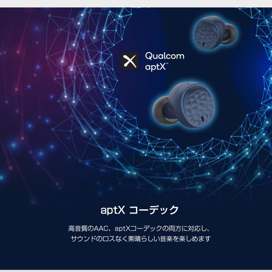 Qualcommチップ搭載 完全ワイヤレスイヤホン Tempo T5 Plus（パッドメイト テンポティファイヴ プラス）高音質コーデックaptX IPX6 防水 テレワーク 在宅勤務 |  | 04