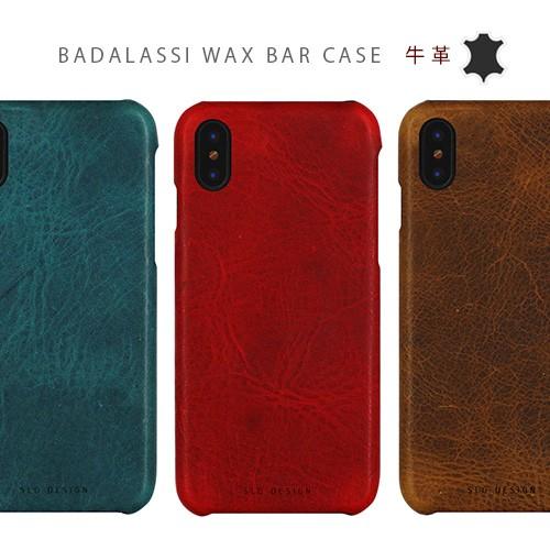 最高品質の iPhone レザー カバー バダラッシーワックスバーケース）アイフォン （エスエルジー 本革 case Bar Wax Badalassi Design SLG ケース X / XS iPhone用ケース
