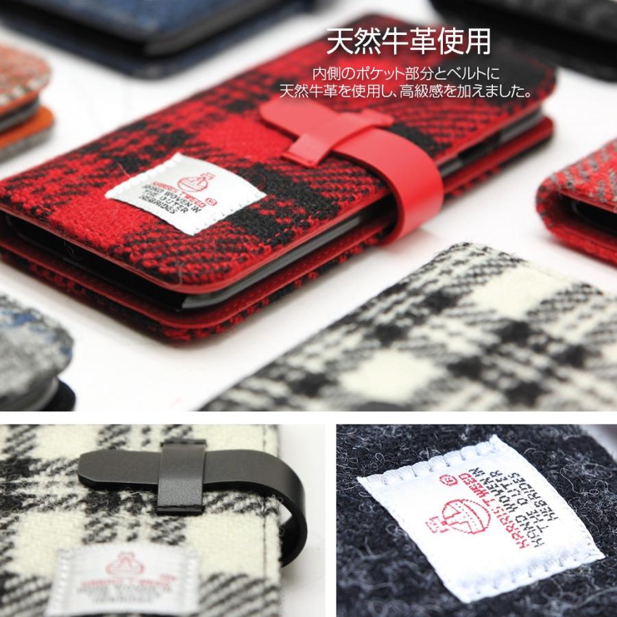 iPhone XR ケース手帳型 本革 SLG Design Harris Tweed Diary アイフォン レザー カバー｜mycaseshop｜11