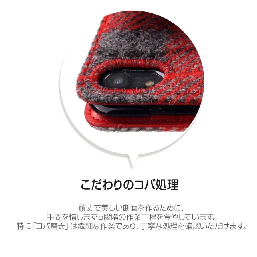 iPhone XR ケース手帳型 本革 SLG Design Harris Tweed Diary アイフォン レザー カバー｜mycaseshop｜08