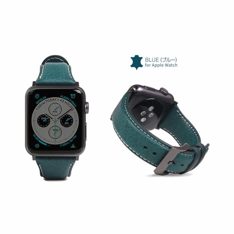 アップルウォッチ バンド 革 高級 レザー Apple Watch 用 バンド Ultra 49mm, 45-38mm (Series 1-8,SE) SLG Design Italian Minerva Box Leatherの画像