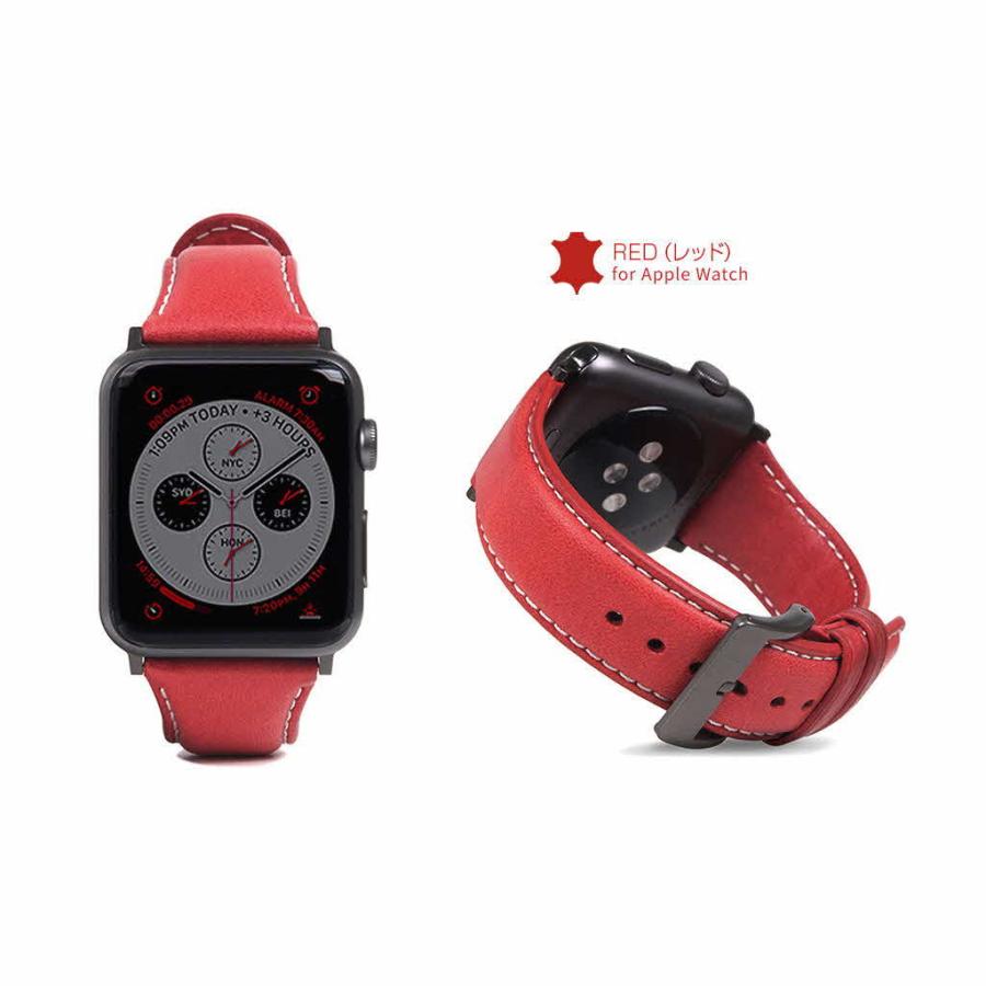 アップルウォッチ バンド 革 高級 レザー Apple Watch 用 バンド Ultra 49mm, 45-38mm (Series 1-8,SE) SLG Design Italian Minerva Box Leatherの画像