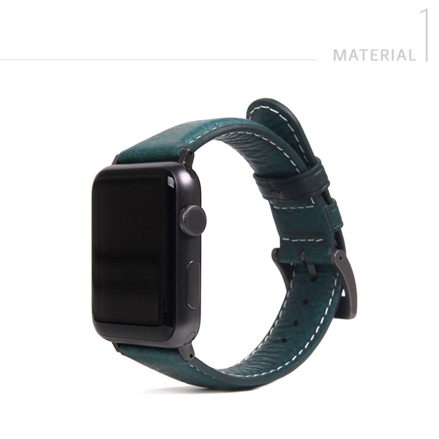 アップルウォッチ バンド 革 高級 レザー Apple Watch 用 バンド Ultra 49mm, 45-38mm (Series 1-8,SE) SLG Design Italian Minerva Box Leatherの画像