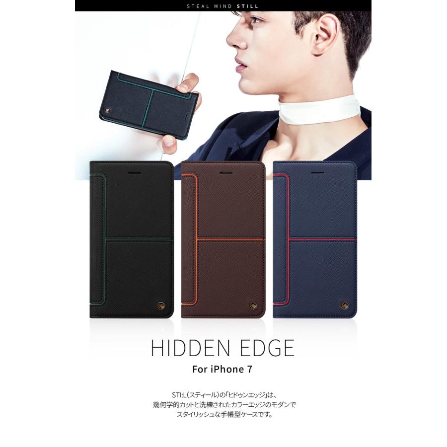 iPhone SE ケース 8/7ケース 手帳型 STI:L HIDDEN EDGE iPhone SE ケース 8/7ケース 手帳型 STI:L HIDDEN EDGE