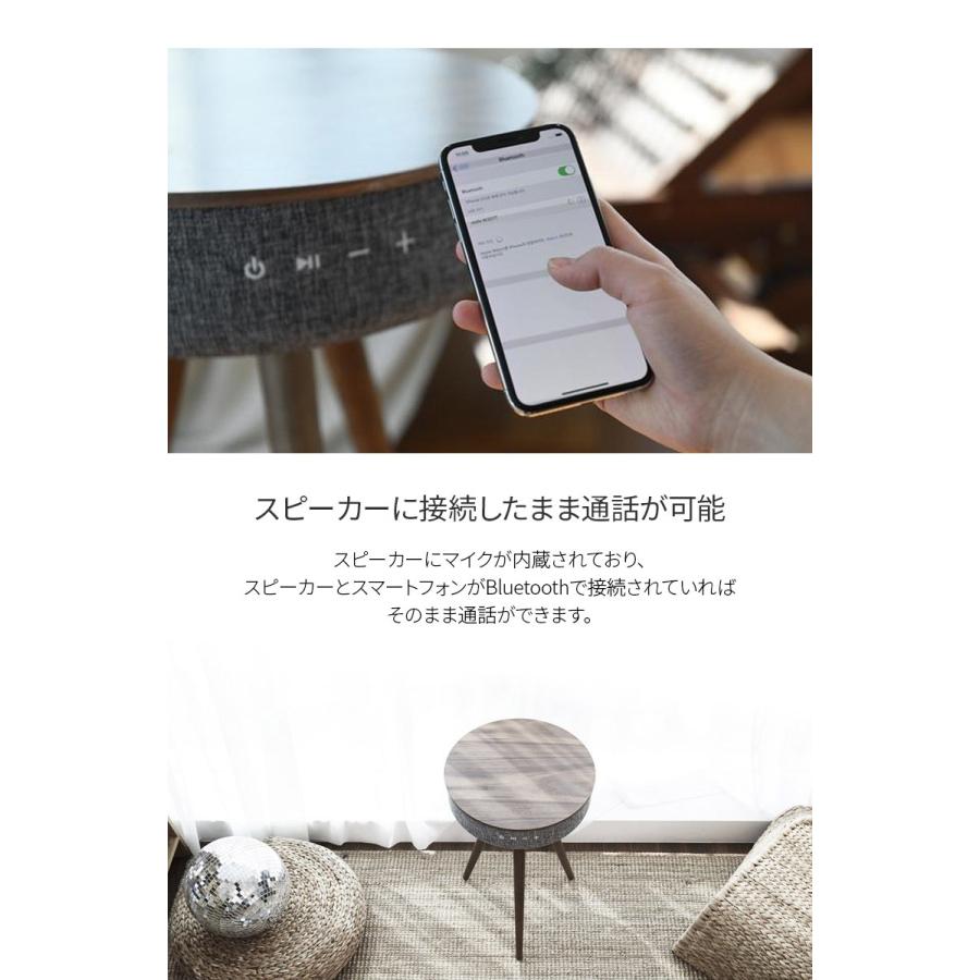 Welle 360°Bluetoothスピーカー搭載&USB充電ポート付きサイド Welle 360°Bluetoothスピーカー搭載&USB充電ポート付きサイド