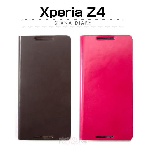 Xperia Z4 ケース 手帳型 Zenus Diana Diary(ゼヌス ダイアナダイアリー) エクスペリア ゼット｜mycaseshop