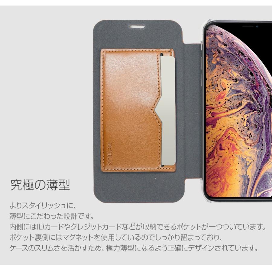 ZENUS iPhone XS / X ケース XR 背面クリア 手帳型 Classic ZENUS iPhone XS / X ケース XR 背面クリア 手帳型 Classic