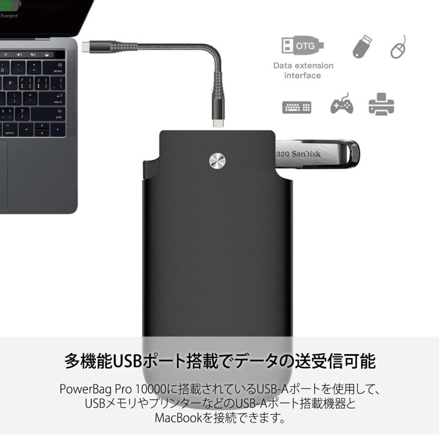 モバイルバッテリー 10000mAh Zikko PowerBag Pro マートフォン iPhone