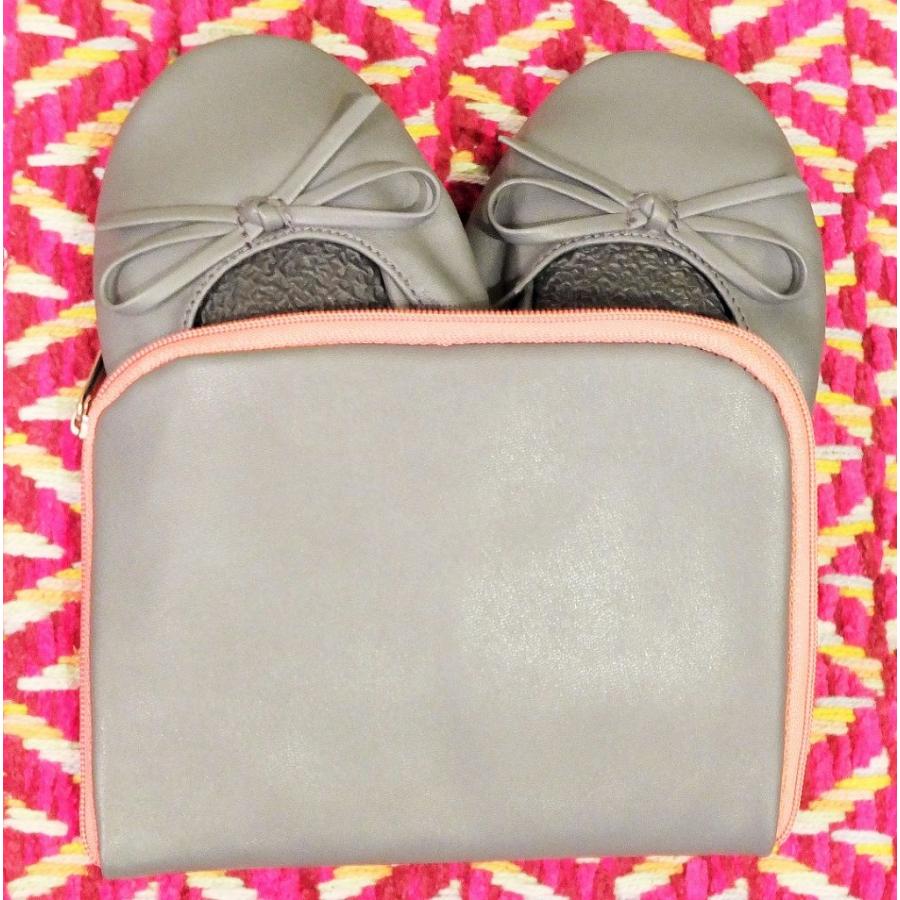 携帯スリッパ おしゃれ かわいい 幼稚園 携帯シューズ トラベル プリエドゥ Mサイズ グレー 302 My Closet Home 通販 Yahoo ショッピング