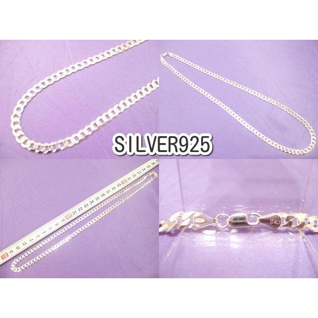 横浜最新 イタリー製シルバーSILVER925♪魅惑の銀喜平チェーン 51センチ 巾6ミリ 20.5g メンズレディース 送料無料ネックレス4の画像