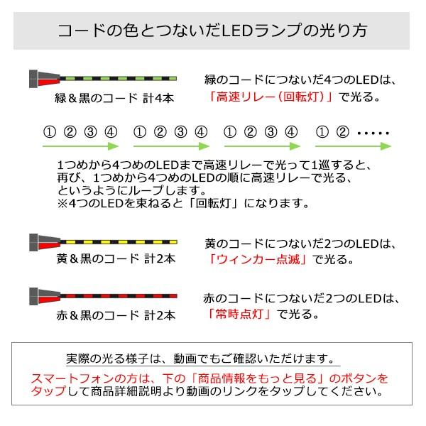 miniコントローラSN15【高速リレー（回転灯）4本＋ウィンカー点滅2本＋常時点灯2本用】：miniシリーズ｜mycraft｜04