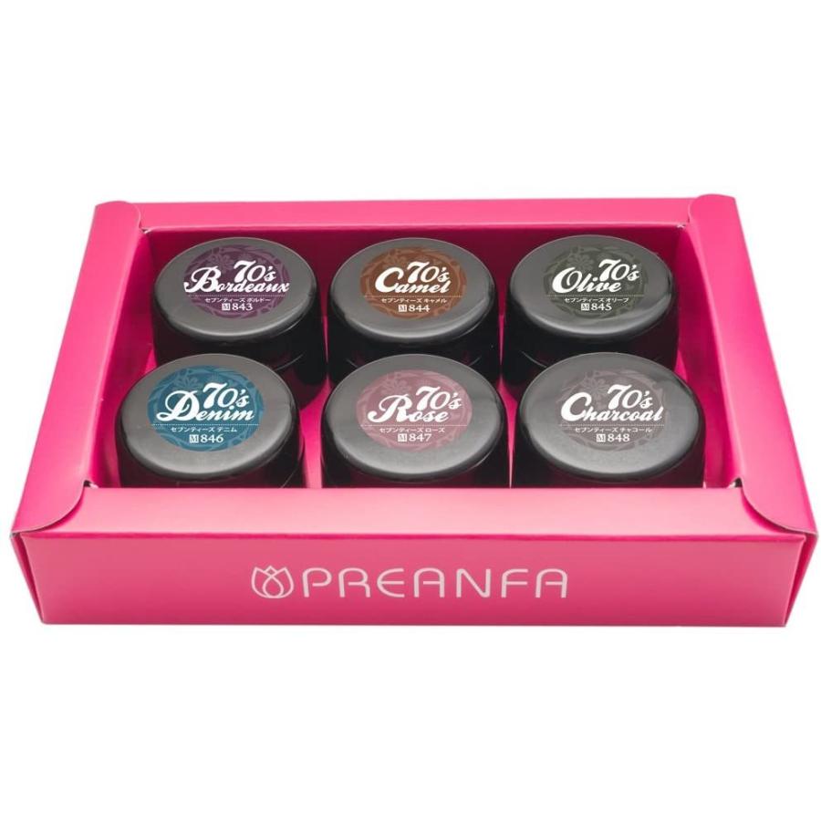 新しいコレクション プリジェル ジェルネイル セブンティーズ6色セット カラージェル 最新コレックション Zoetalentsolutions Com