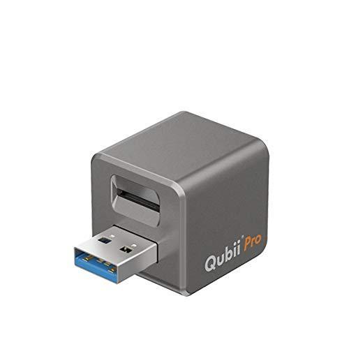 希少 Maktar Qubii Pro グレー 充電しながら自動バックアップ Iphone Usbメモリ Ipad 容量不足解消 写真 動画 音楽 コンビニ受取対応商品 Zoetalentsolutions Com