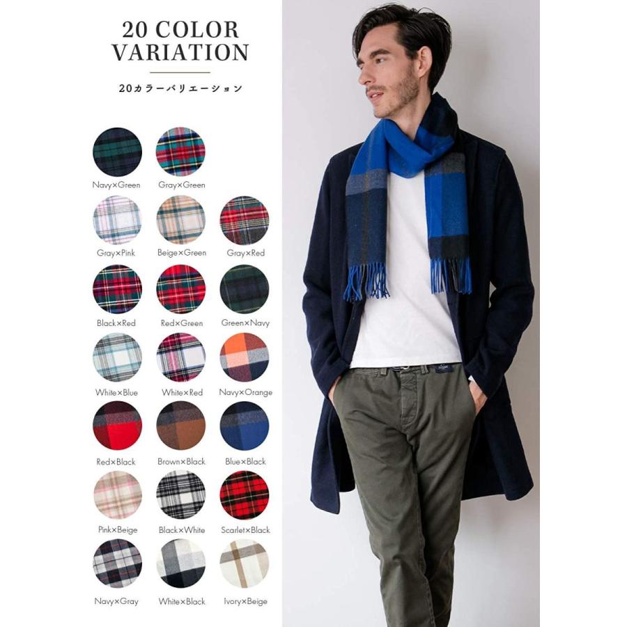 残りわずか ブルー ブラック カシミヤ マフラー カシミア マフラー 大判 厚手 メンズ チェック柄 チェック ストール 100 男性 ロング リバーシ マイディアリーyahoo 店 通販 Yahoo ショッピング 開店祝い Www Skylanceronline Com