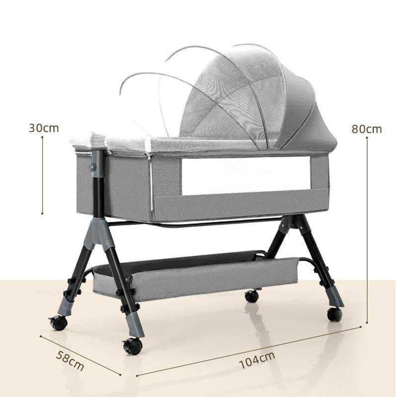 【美品】ベビーベッド 添い寝 持ち運び ゆりかご 蚊帳ベット インベット セット 楽天市場】ベビーベッド 添い寝 新生児ベッド 乳児用ベッド 高さ