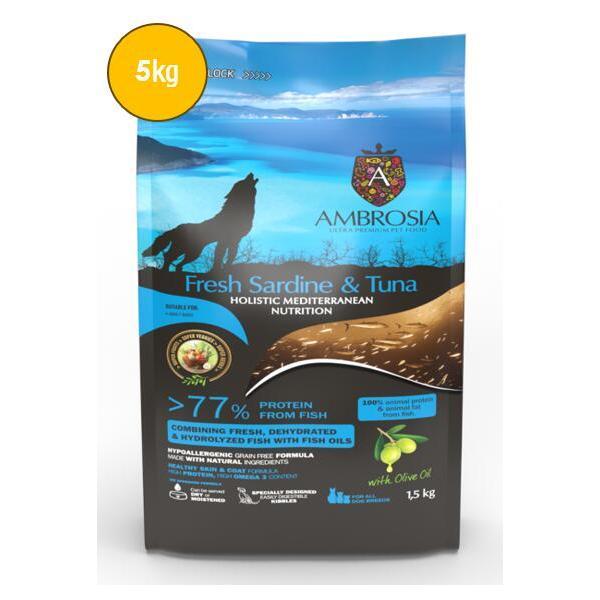 アンブロシア　サーディン&ヘリング　５キロ AMBROSIA（アンブロシア） サーディン＆へリング 5kg : my DOG - 通販