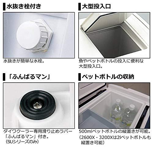 ダイワ(DAIWA) クーラーボックス RX SU2600X ホワイト/シルバー 釣り 26リットル cm