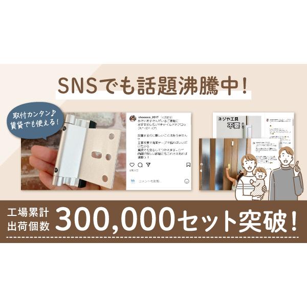 プレミアム ドアロック 部屋鍵後付け いたずら防止 チャイルド