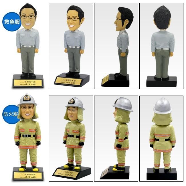 ☆消防退職記念品に 写真から作る『消防マイフィギュア』【アクリル
