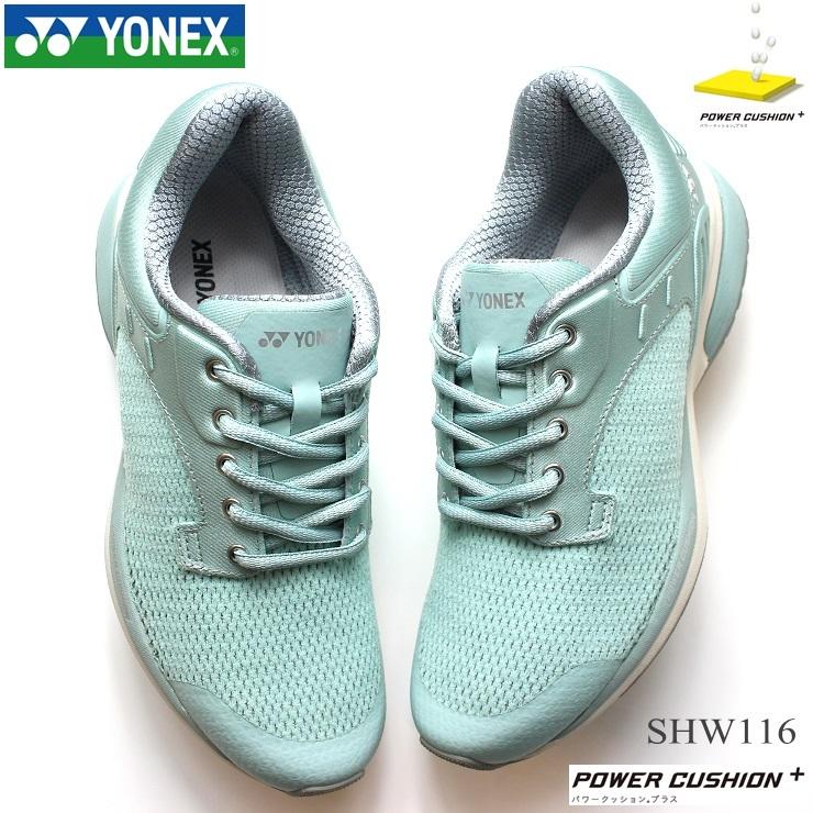 ヨネックス ウォーキングシューズ レディース YONEX パワークッション 116 ミント SHW116 婦人靴 歩きやすい カジュアルシューズ  :116mnt:フットパークヌシセ - 通販 - Yahoo!ショッピング