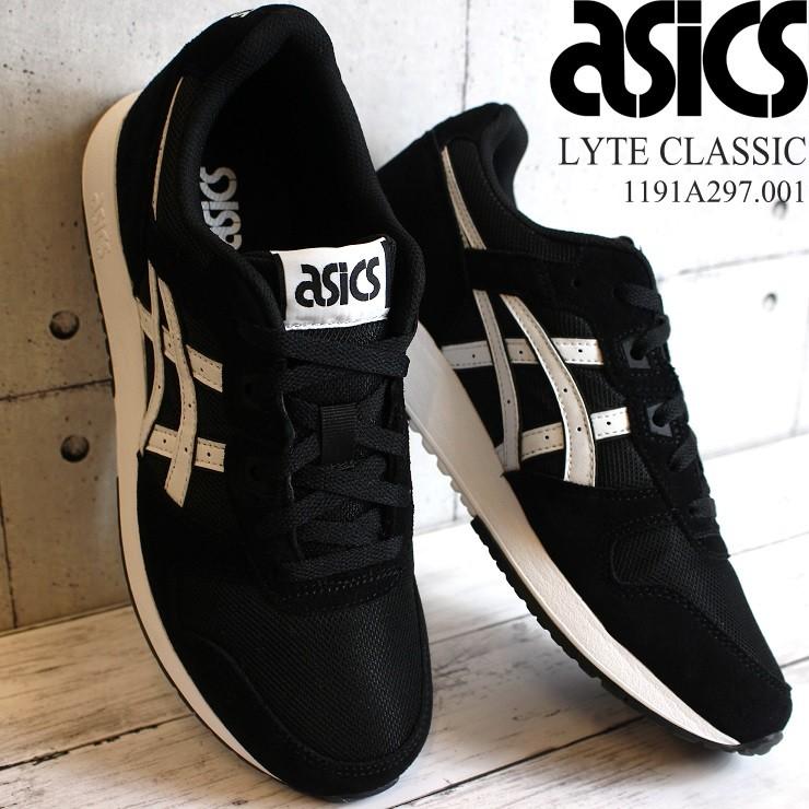 アシックス Asics メンズスニーカー ライトクラシック Asics Lyte Classic 1191a297 001 Black White 1191a フットパークヌシセ 通販 Yahoo ショッピング