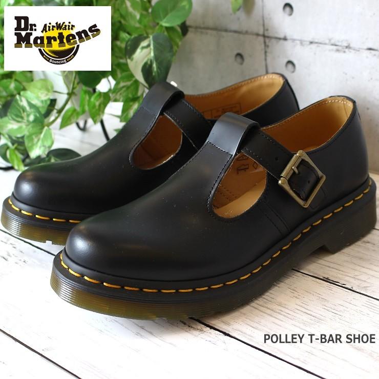 ドクターマーチン レディース ドクターマーチン POLLEY T-BAR SHOE 14852001 BLACK レディース Tバー ストラップ  Dr.Martens ポリー Tバーシューズ : 14852001 : フットパークヌシセ - 通販 - Yahoo!ショッピング