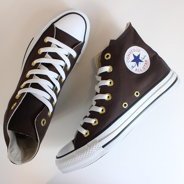 コンバース スニーカー コンバース オールスター フラットアイレッツ Hi ブラウン Converse All Star Flateyelets Hi 1sc369 1sc369 フットパークヌシセ 通販 Yahoo ショッピング