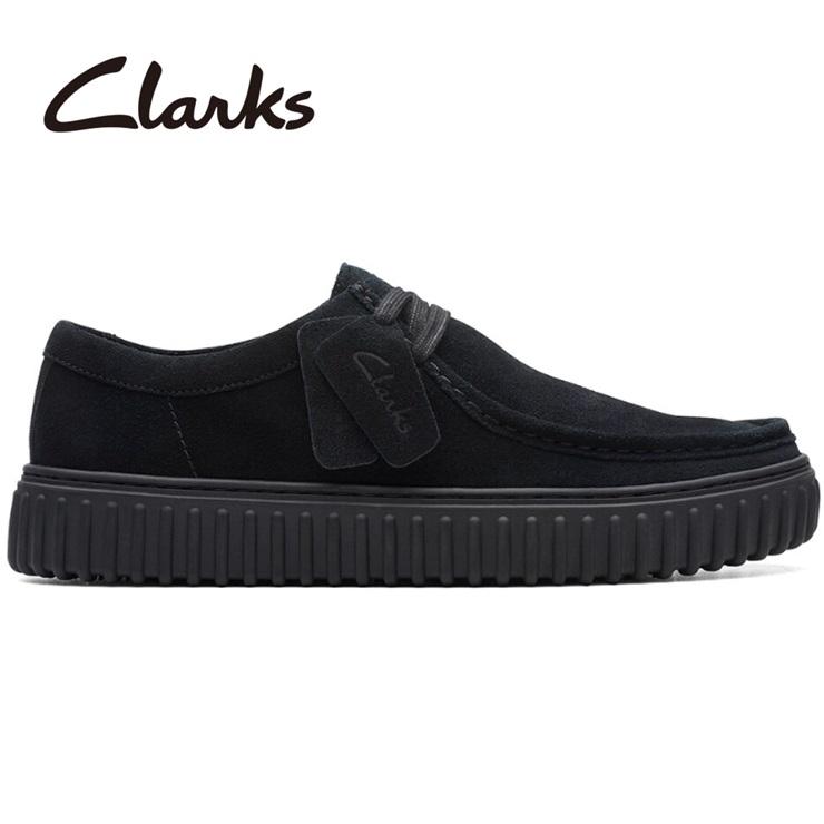 Clarks クラークス トーヒルロー ブラックスエード Torhill Lo 