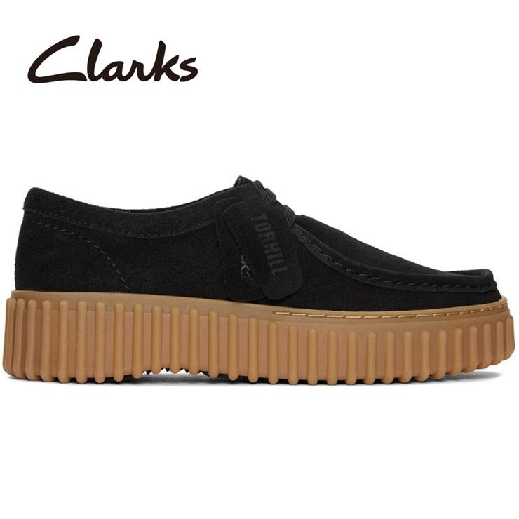 Clarks クラークス トーヒルビーブラックスエード Torhill Bee 