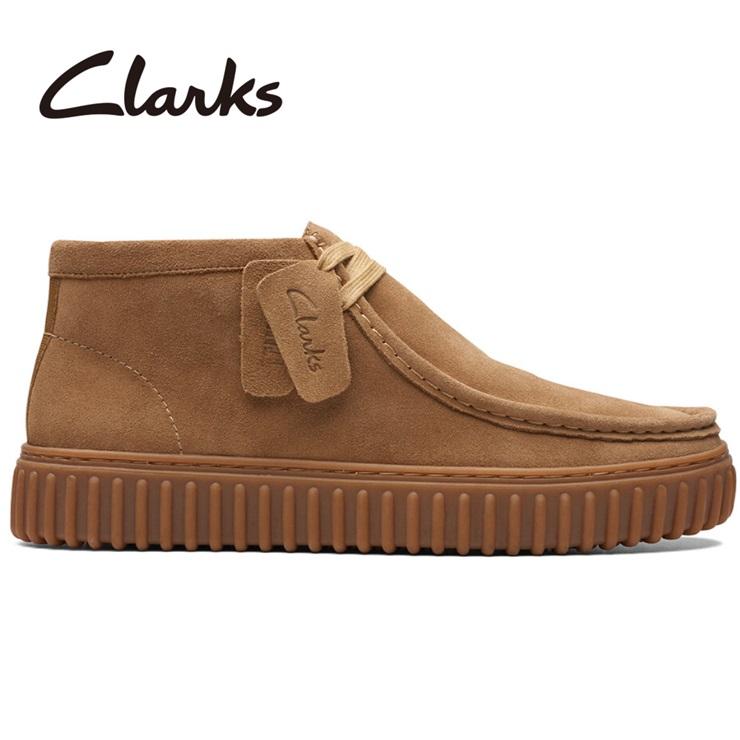 Clarks クラークス トーヒルハイ ダークサンドスエード Torhill Hi  