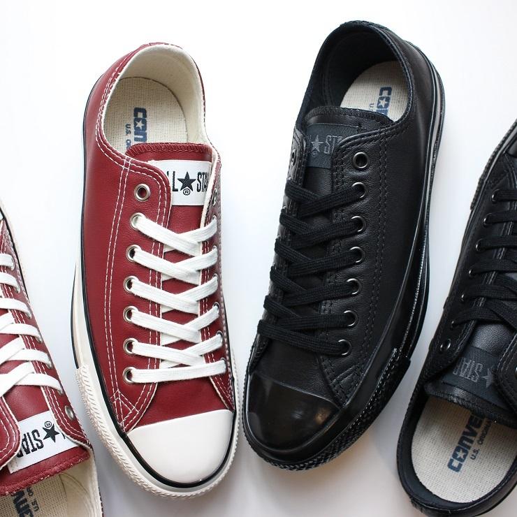 CONVERSE コンバース レザー オールスター US OX レッド CONVERSE コンバース レザー オールスター US OX レッド