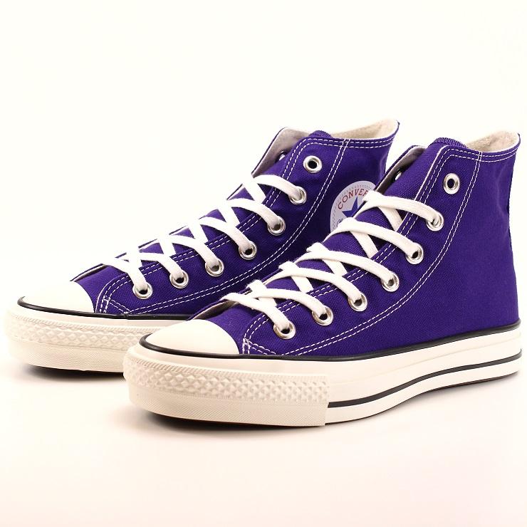 コンバース オールスターJ HI 日本製 パープル 31312190 CONVERSE CANVAS ALL STAR J HI PURPLE レディース スニーカー 国産 ハイカット メイドインジャパン 靴｜myfootn｜03