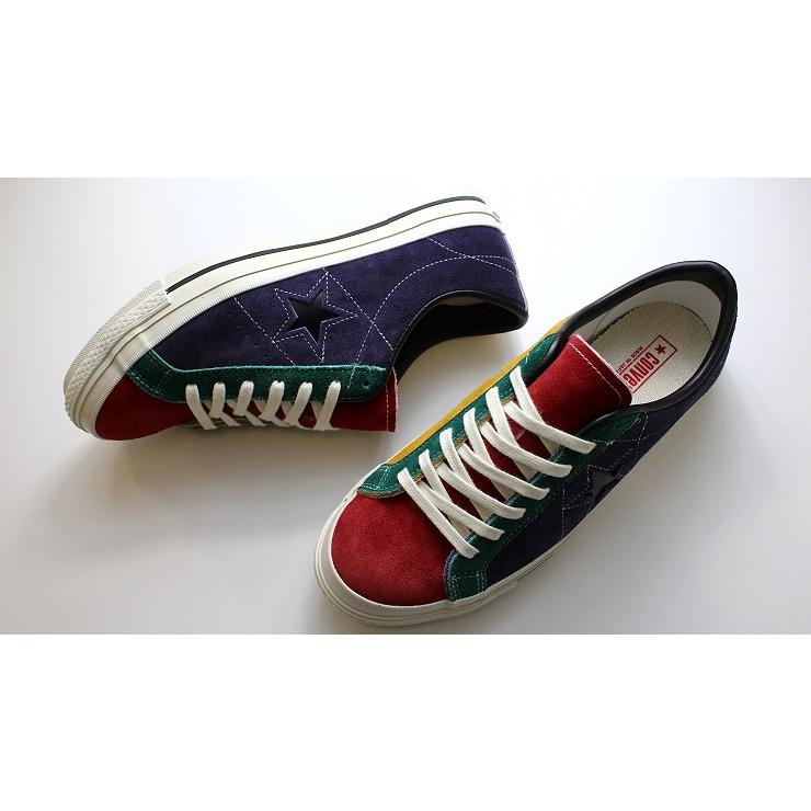 コンバース スター＆バース ワンスター J スエード MT 35200640 マルチ CONVERSE STAR＆BARS ONE STAR J SUEDE MT 国産 スニーカー ハイカット コンバース 大人｜myfootn｜03