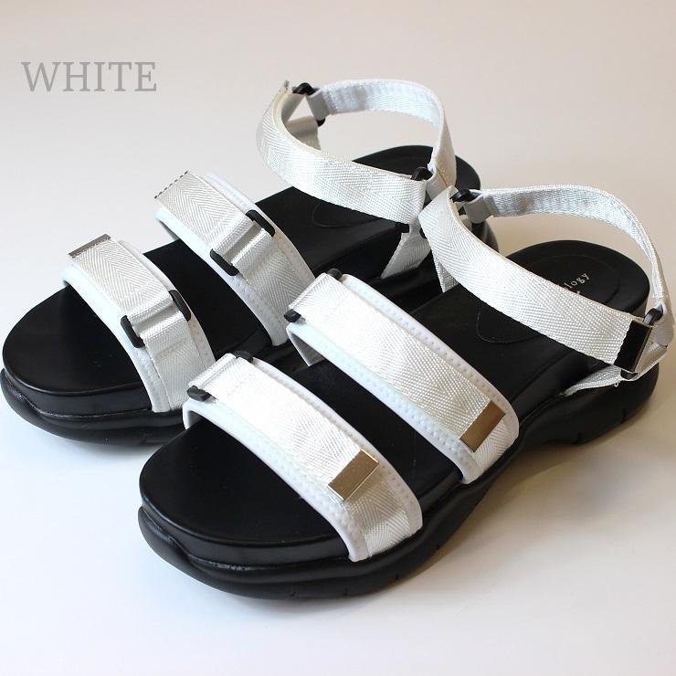 アースミュージック＆エコロジー ブルーレーベル サンダル レディース  