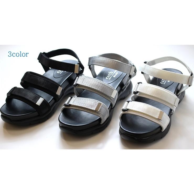 アースミュージック＆エコロジー ブルーレーベル サンダル レディース  