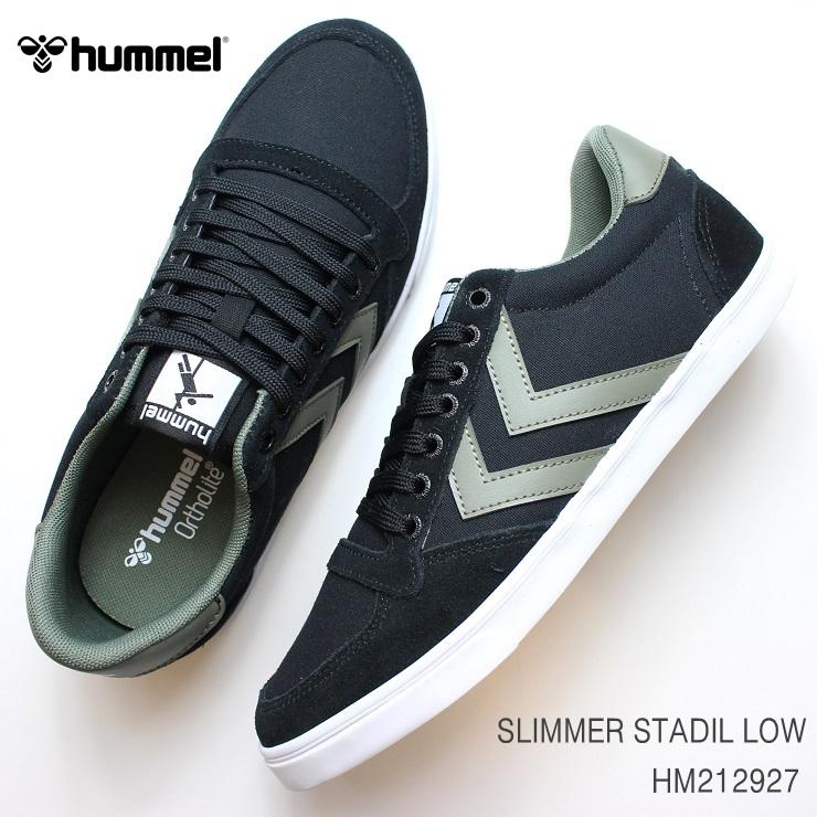 ヒュンメル スニーカー Hummel Slimmer Stadil Low Hm 01 Black スリマースタディール ロー キャンバス スニーカー Hm フットパークヌシセ 通販 Yahoo ショッピング