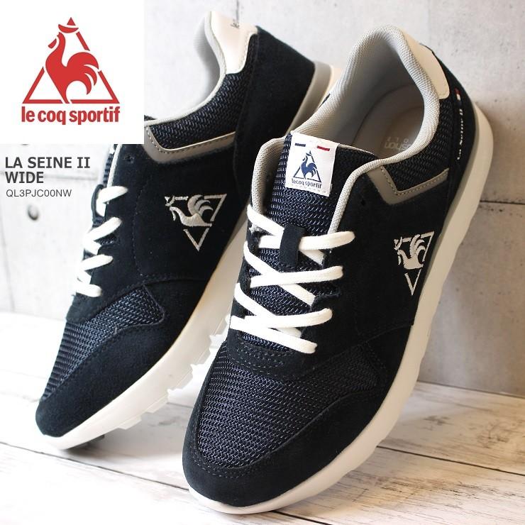 ルコック スニーカー Le Coq Sportif ルコックスポルティフ La セーヌ 2 ワイド ネイビー ホワイト La Seine 2 Wide Ql3pjc00nw レディース スニーカー Ql3pjc00nw フットパークヌシセ 通販 Yahoo ショッピング