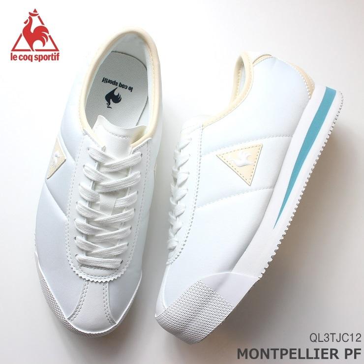 ルコック スニーカーle Coq Sportif ルコックスポルティフ モンペリエ Pf ホワイト Montpellier Pf Ql3tjc12wh レディース 厚底スニーカー Ql3tjc12wh フットパークヌシセ 通販 Yahoo ショッピング