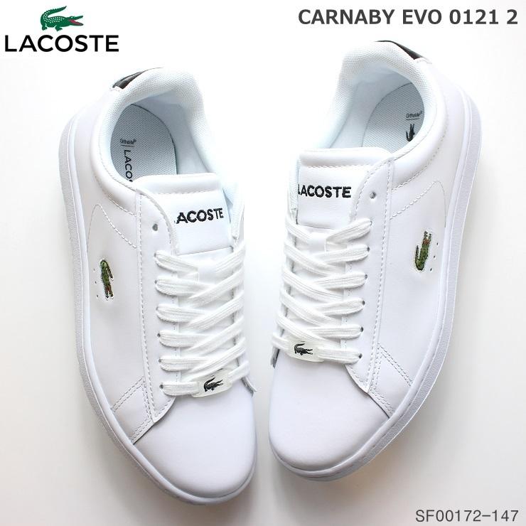 ラコステ スニーカー Lacoste Carnaby Evo 0121 2 Sf 147 ホワイト ラコステ カーナビーエヴォ Sf フットパークヌシセ 通販 Yahoo ショッピング