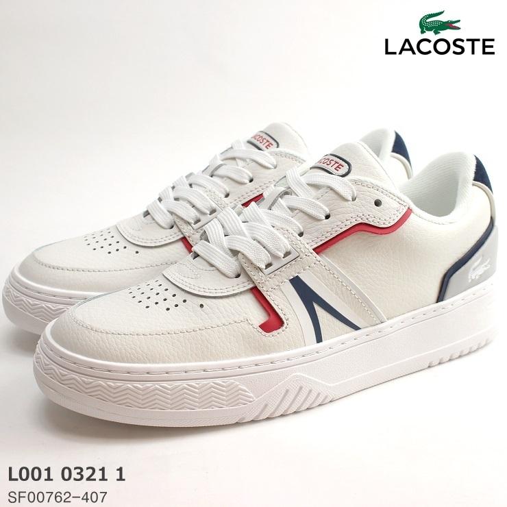 ラコステ レディース スニーカーlacoste L001 0321 1 Sf 407 ホワイト ブルー 白 スニーカー コート系 Sf フットパークヌシセ 通販 Yahoo ショッピング