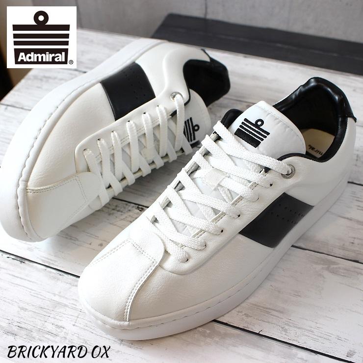 アドミラル ブリックヤード Ox Admiral Brickyard Db Sjad07 ホワイト ブラックスニーカー おしゃれ Sjad フットパークヌシセ 通販 Yahoo ショッピング